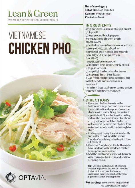 Vietnamese Chicken PHO