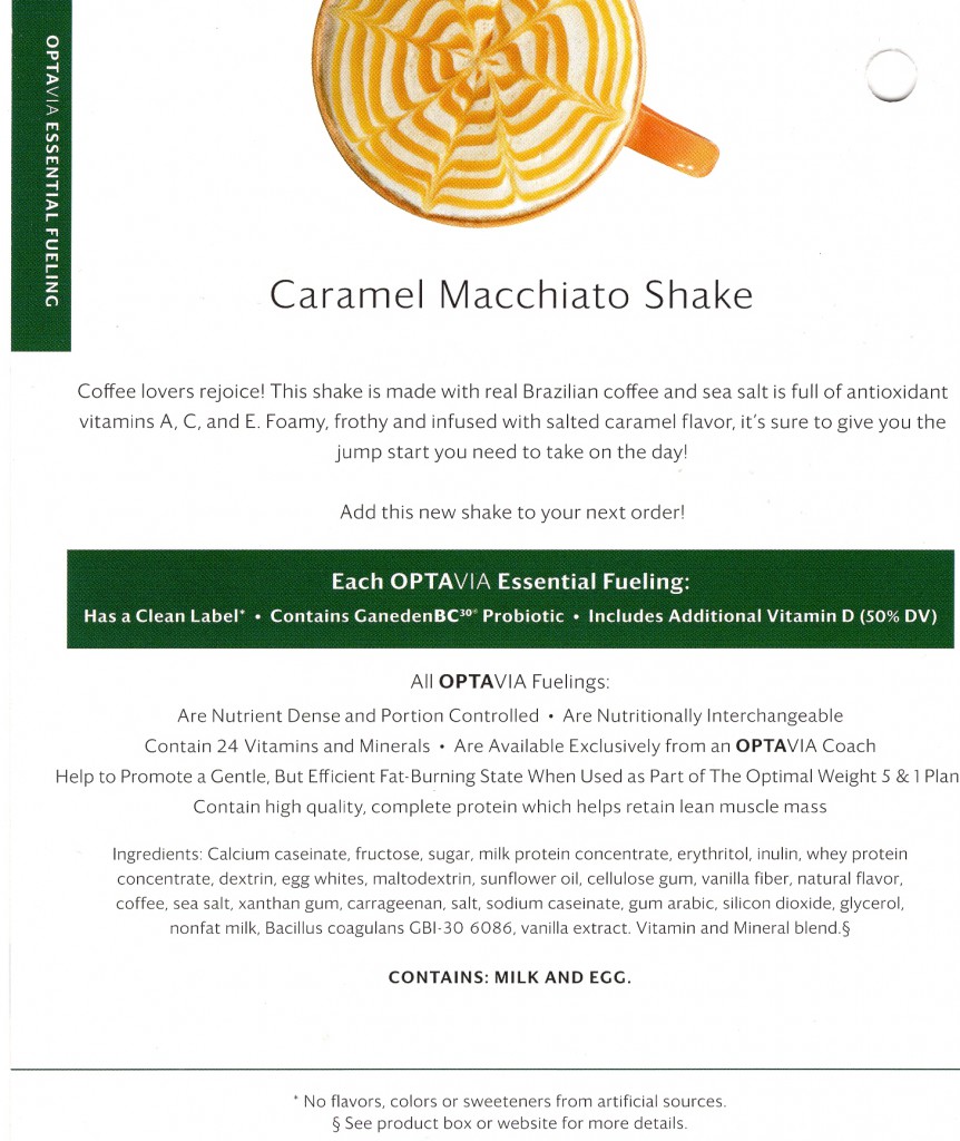 Caramel Macchiato Shake-Back