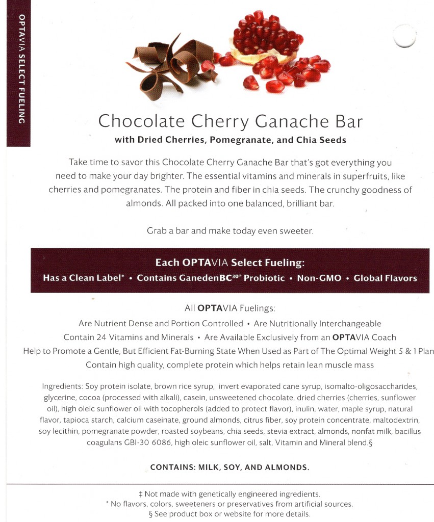 Chocolate Cherry Ganache Bar-Back