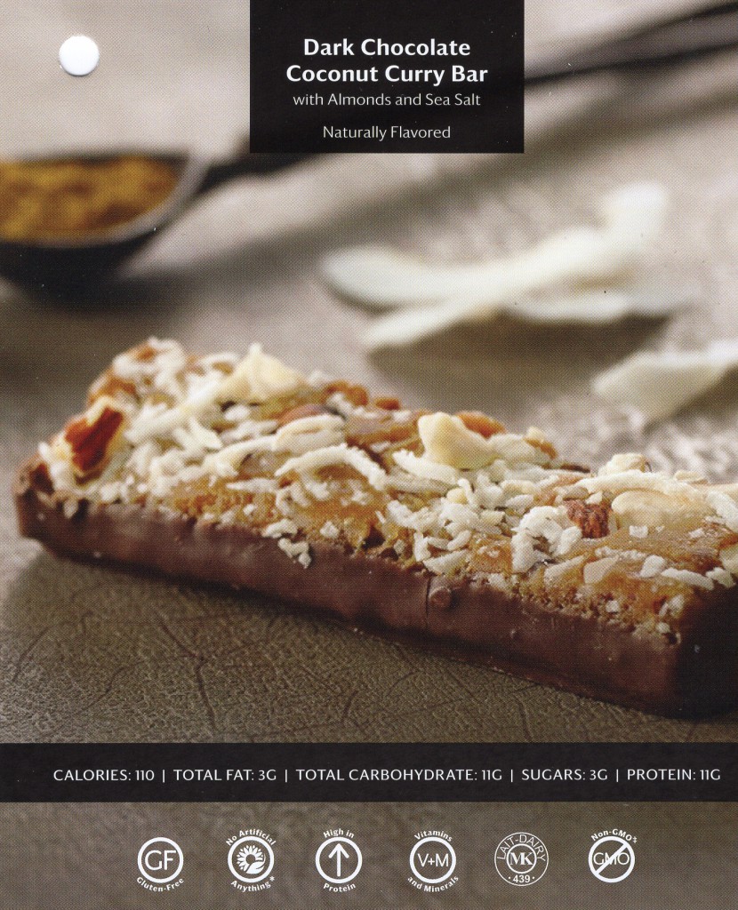 Dark Chocolate Coconut Curry Bar-Front