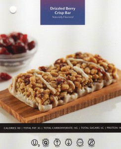 Drizzled Berry Crisp Bar-Front