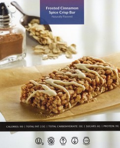 Frosted Cinnamon Spice Crisp Bar-Front