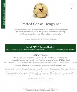 Frosted Cookie Dough Bar-Back