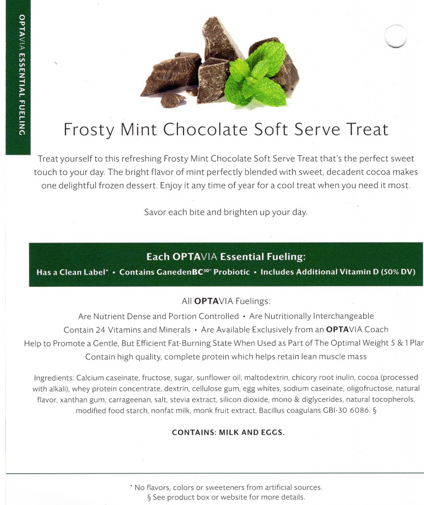 Frosty Mint Chocolate Soft Serve Treat-Back