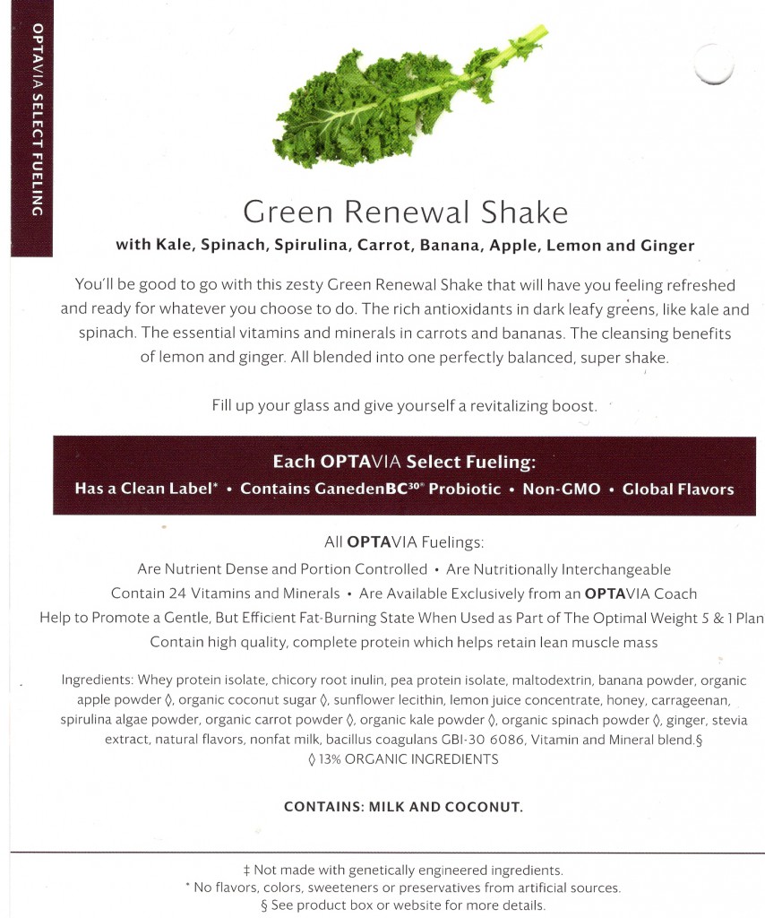 Green Renewal Shake-Back