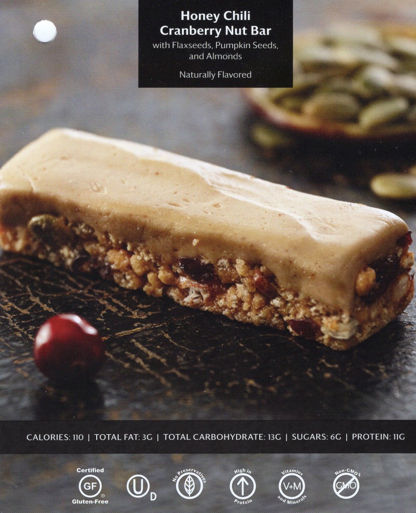 Honey Chili Cranberry Nut Bar-Front