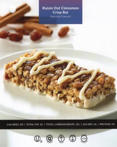 Raisin Oat Cinnamon Crisp Bar-Front