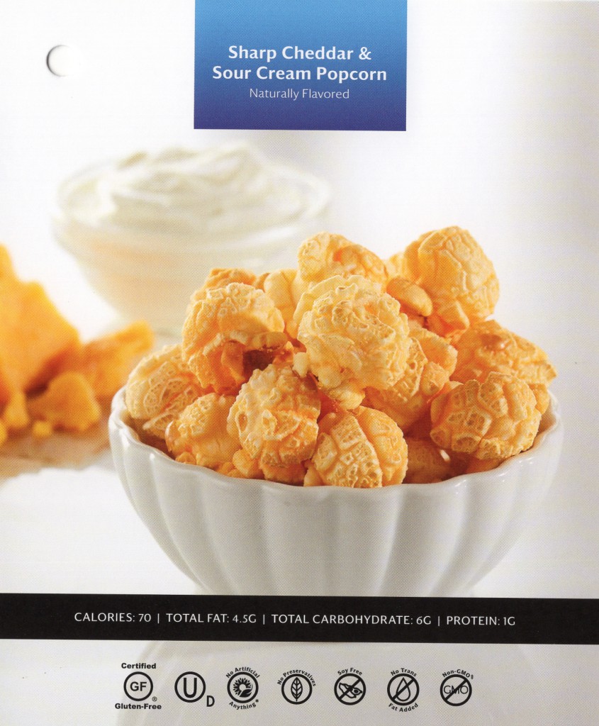 Sharp Cheddar & Sour Cream Popcorn-Front