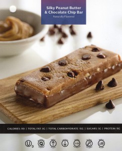 Silky Peanut Butter & Chocolate Chip Bar-Front