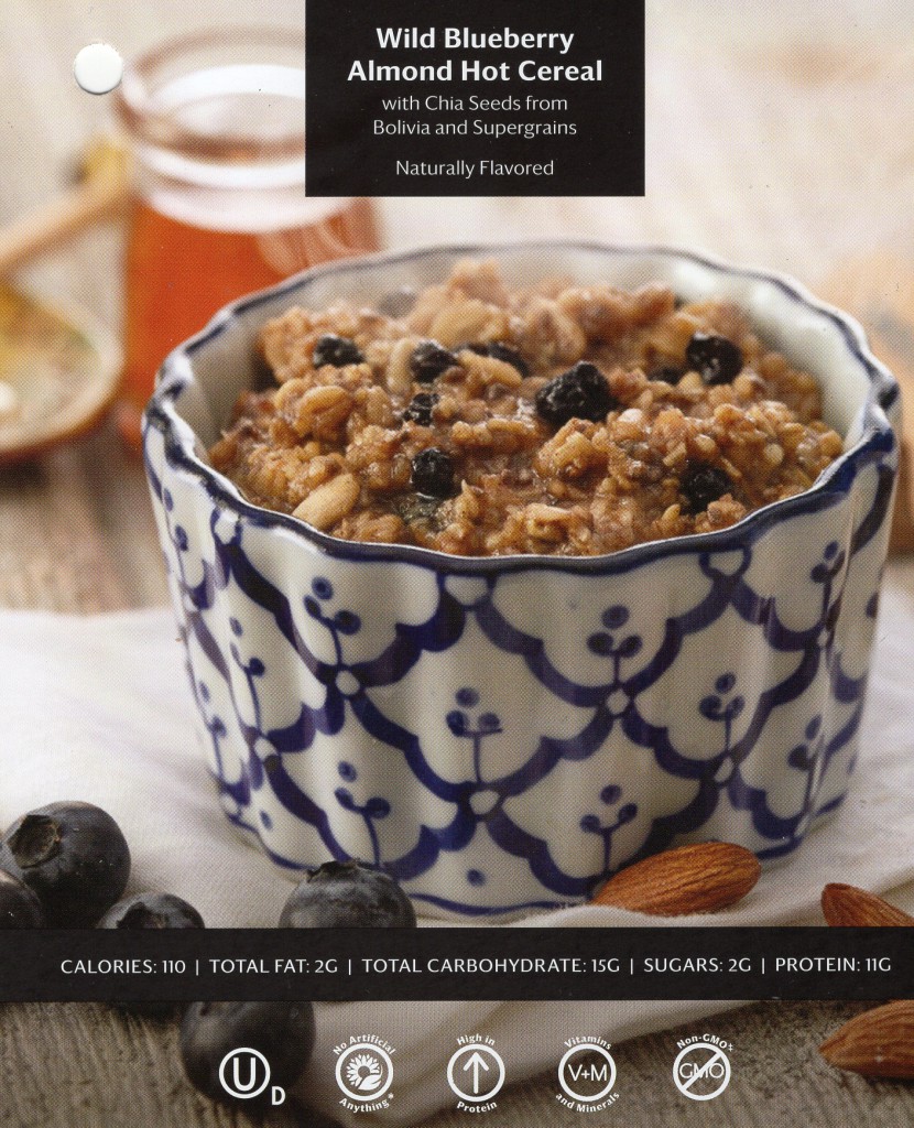 Wild Blueberry Almond Hot Cereal-Front