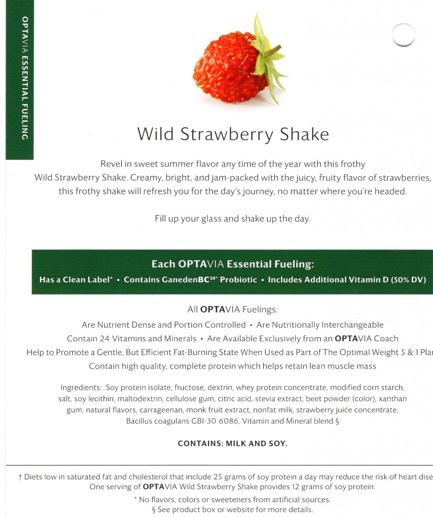 Essential Wild Strawberry Shake Mix (Box)